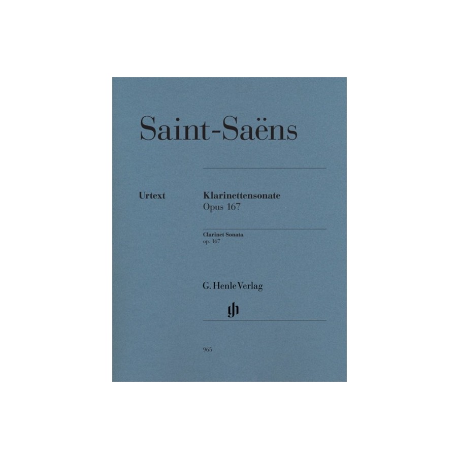 9790201809656HN965 Clarinet Sonata Op.167