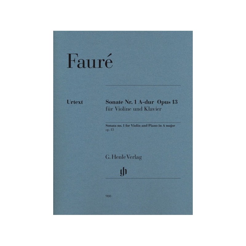 9790201809809HN980 Sonata No.1 For Violin And Piano In A Major