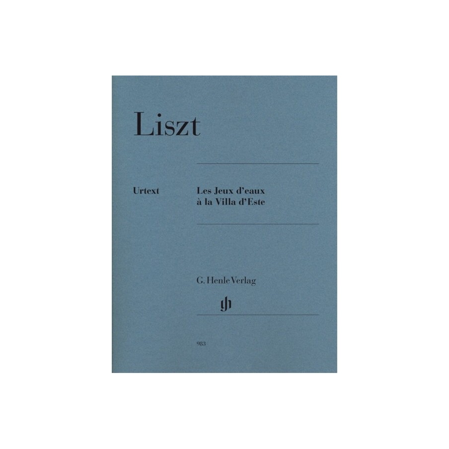 9790201809830HN983 Les Jeux d'eaux à la Villa d'Este