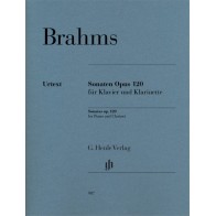9790201809878HN987 Clarinet Sonatas Op. 120 (Clarinet in B Flat)