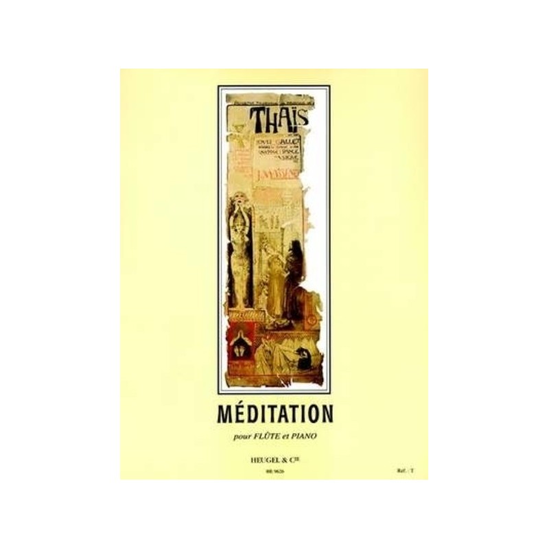 9790047096265ALHE09626 Méditation de Thaïs, pour Flûte et Piano