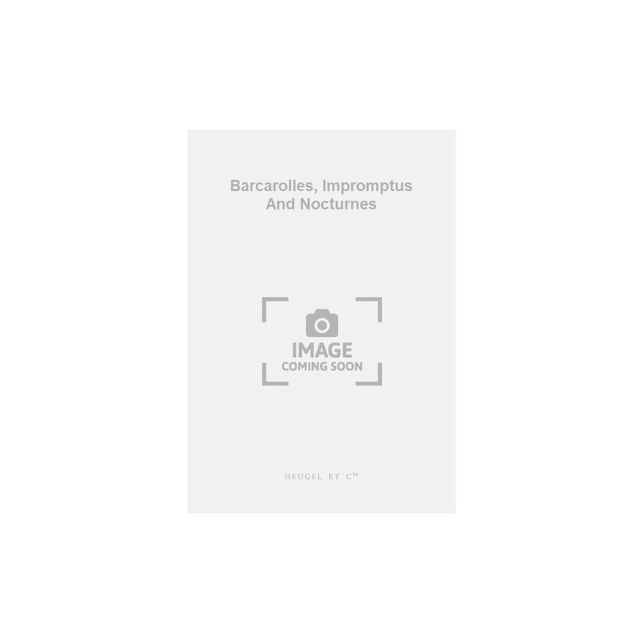 9790047227515ALHE22751 Barcarolles, Impromptus And Nocturnes