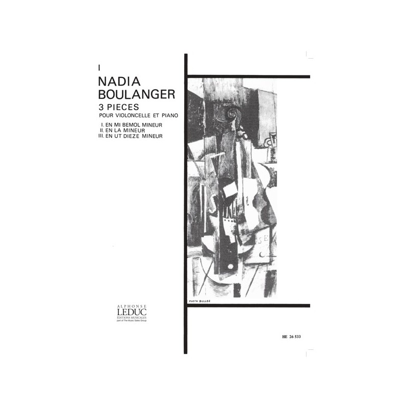 9790047265333ALHE26533 3 Pièces No.1 In E Flat Minor