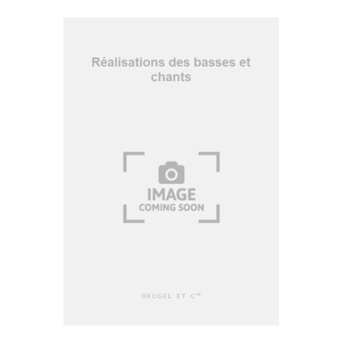 9790047277503ALHE27750 Réalisations des basses et chants