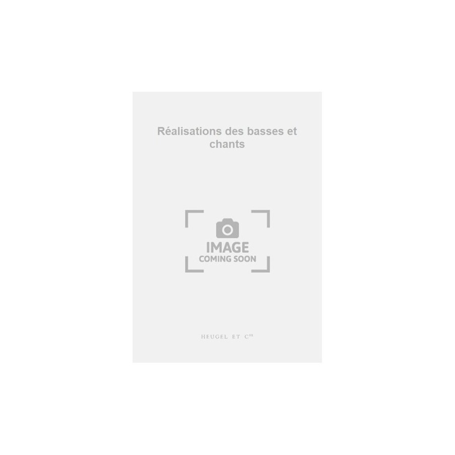 9790047277503ALHE27750 Réalisations des basses et chants