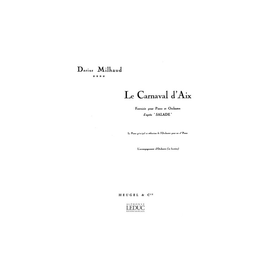 9790047294289ALHE29428 Le Carnaval d'Aix Op.83b