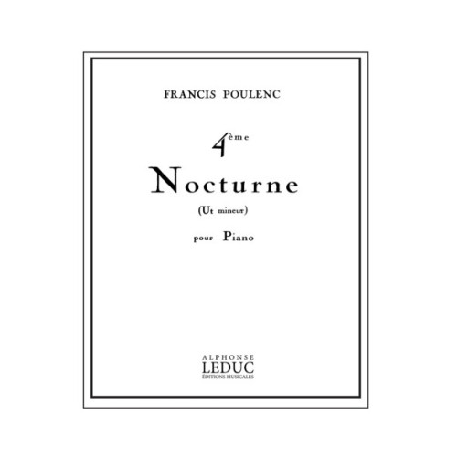 9790047308771ALHE30877 Nocturne No.4 In C minor 'Bal fantôme'