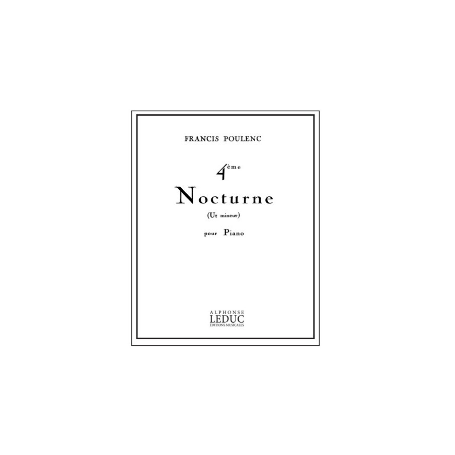 9790047308771ALHE30877 Nocturne No.4 In C minor 'Bal fantôme'