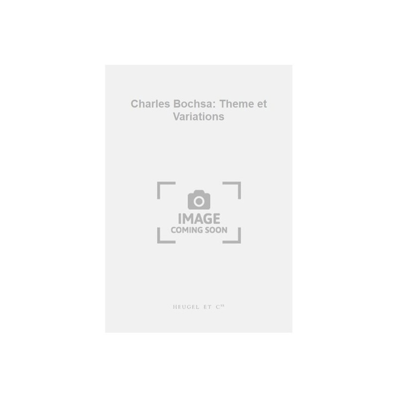 9790047327659ALHE32765 Charles Bochsa: Theme et Variations