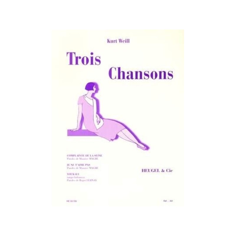 9790047337009ALHE33700 3 Chansons