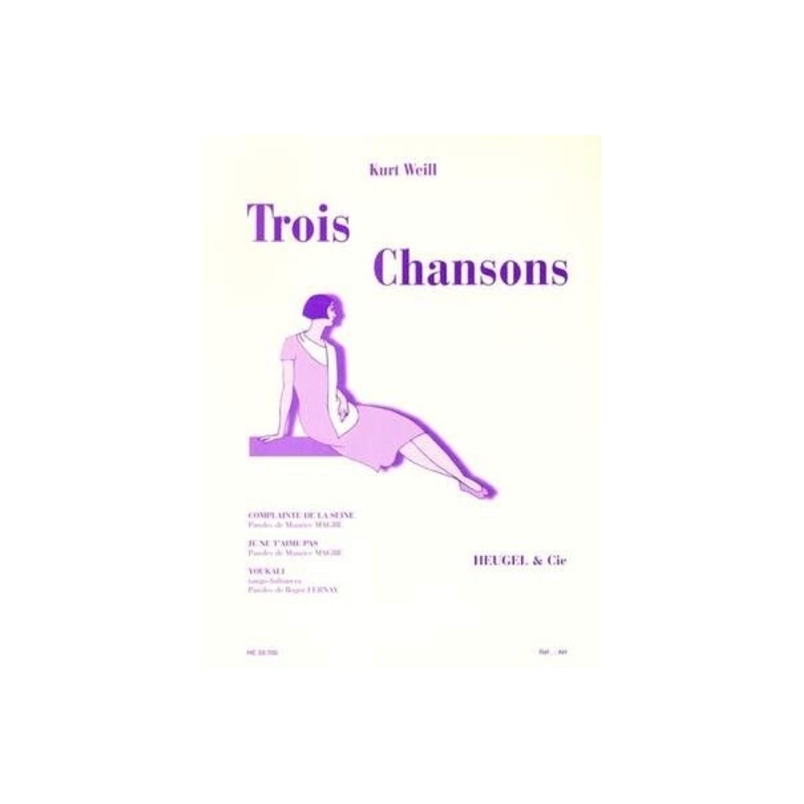 9790047337009ALHE33700 3 Chansons