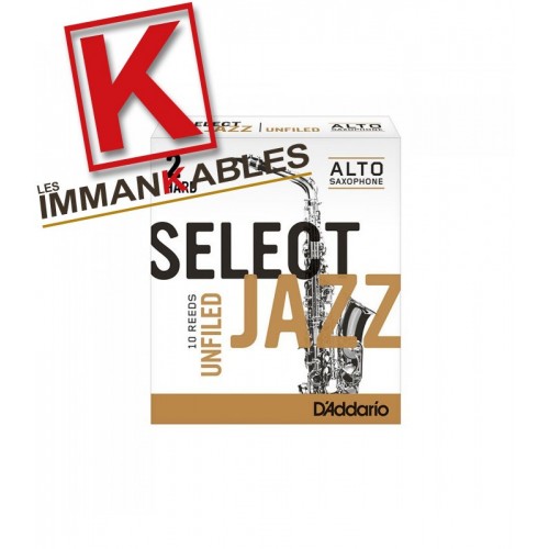 Anches saxophone alto D'Addario Select Jazz Unfield