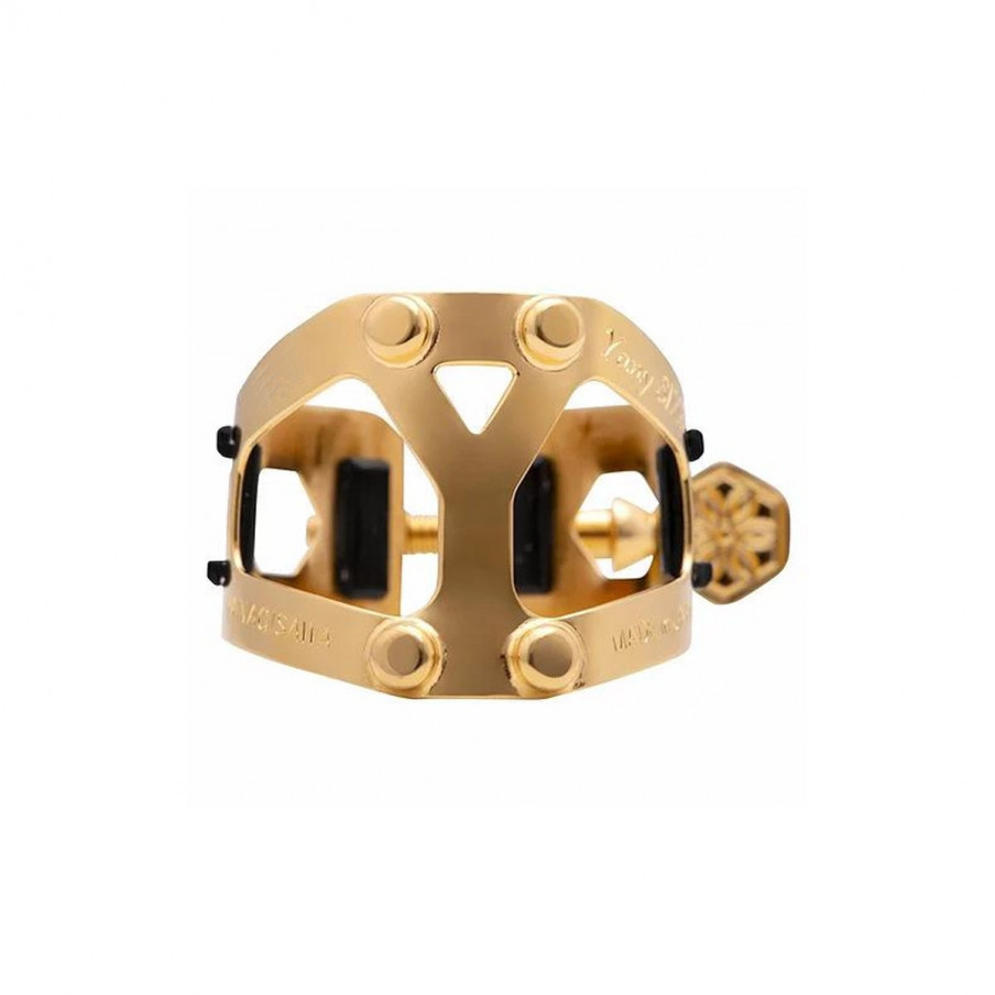 Ligature pour bec ébonite de saxophone soprano YANAGISAWA Yany SIXS à  l'Atelier des Vents Marseille