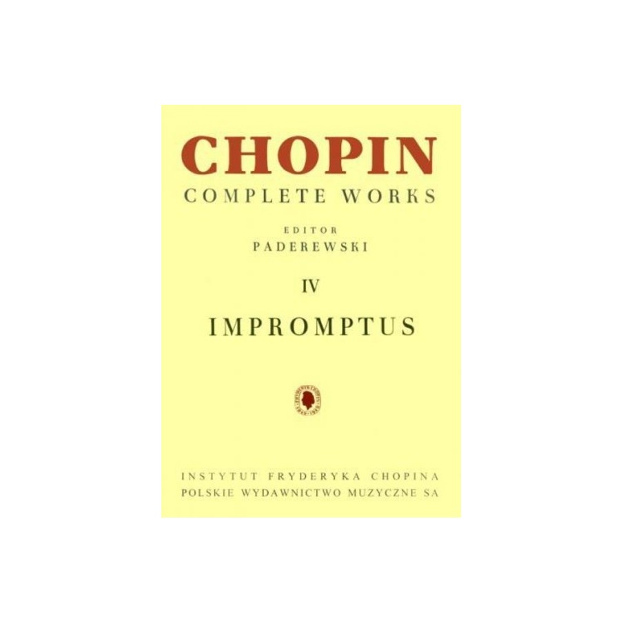 9790274000134PWM0233 Complete Works IV: Impromptus