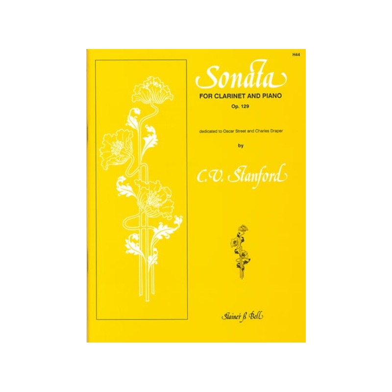 9790220215551STAH44 Sonata For Clarinet And Piano Op.129