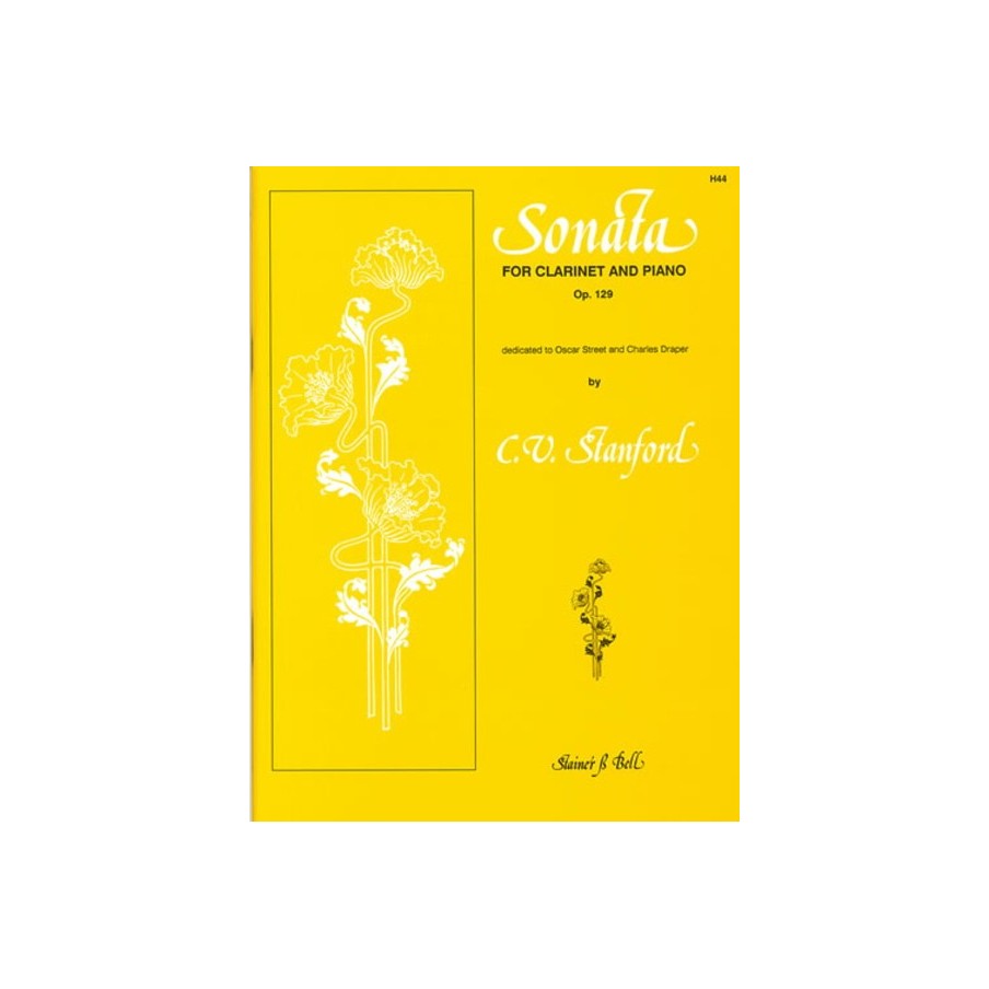 9790220215551STAH44 Sonata For Clarinet And Piano Op.129