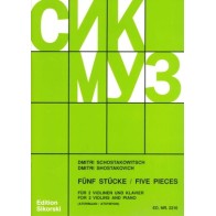 9790003030142SIK2216 5 Pieces For 2 Violins And Piano