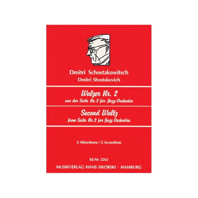 9790003031255SIK2262 Walz Nr. 2 aus der Suite Nr. 2 für Jazz-Orchester