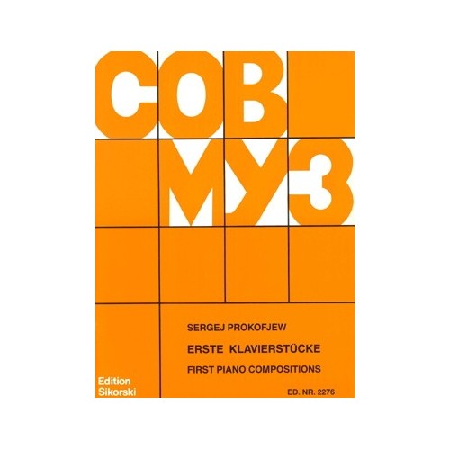 9790003018188SIK2276 First Piano Pieces