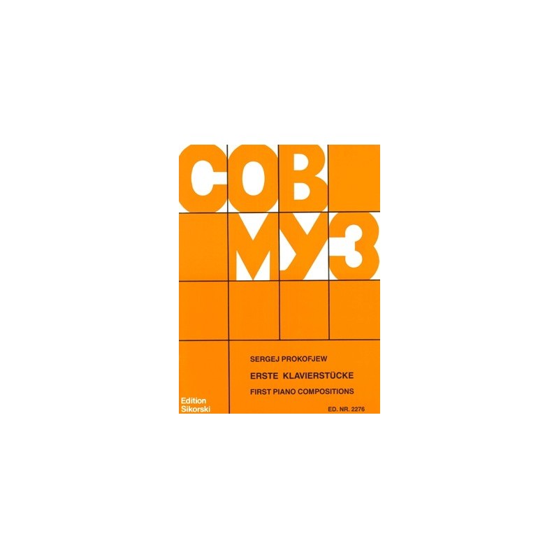 9790003018188SIK2276 First Piano Pieces