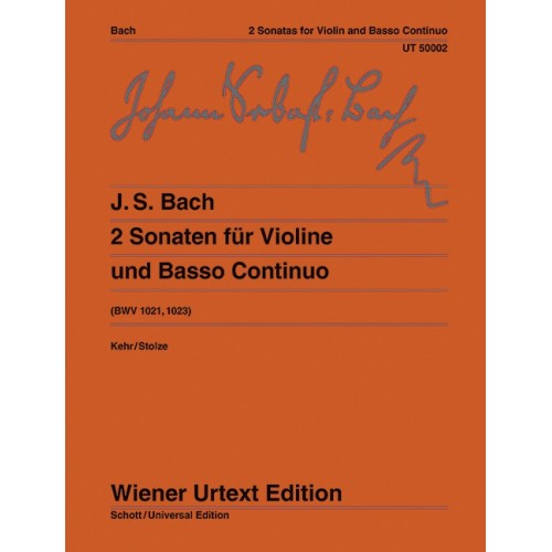 Two Sonatas G Major/E Minor BWV 1021, 1023 