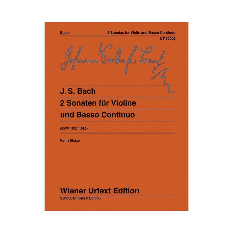 Two Sonatas G Major/E Minor BWV 1021, 1023 