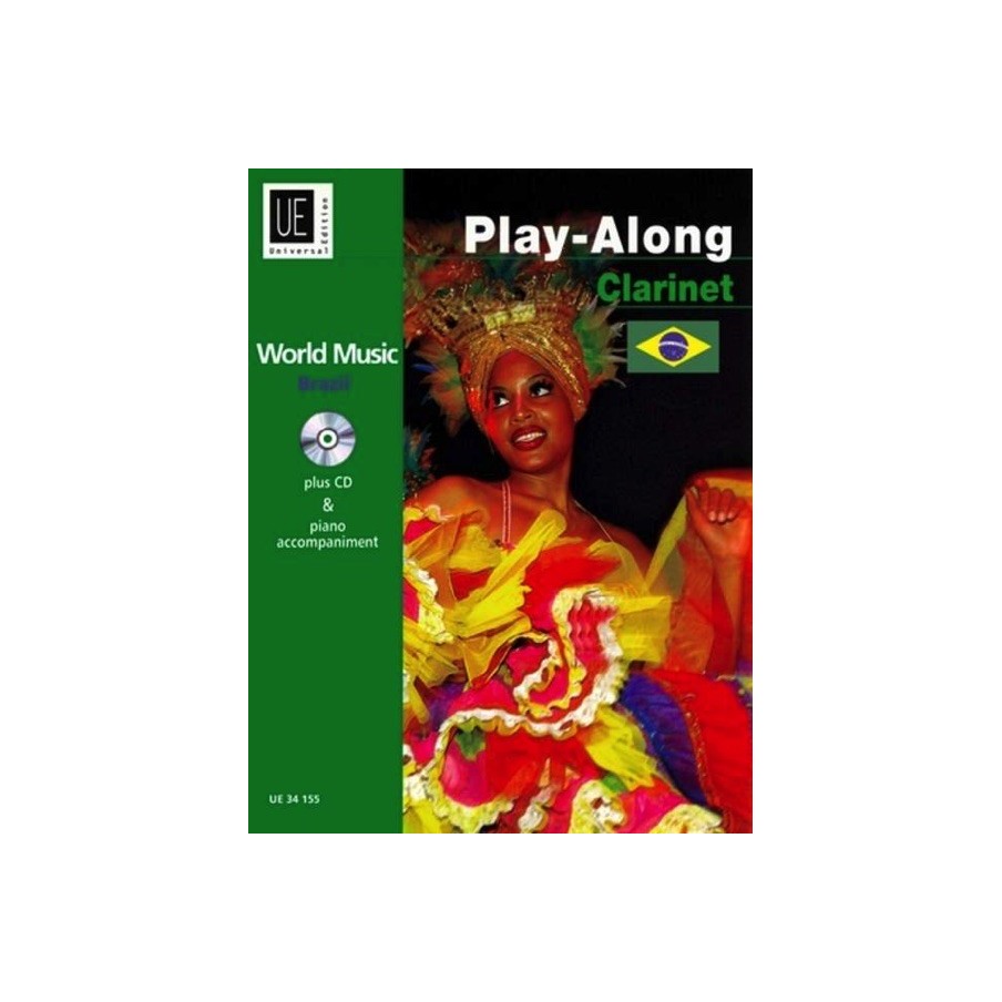 97900080799319790008079931803452063551UE_34155 Brazil - Play Along Clarinet