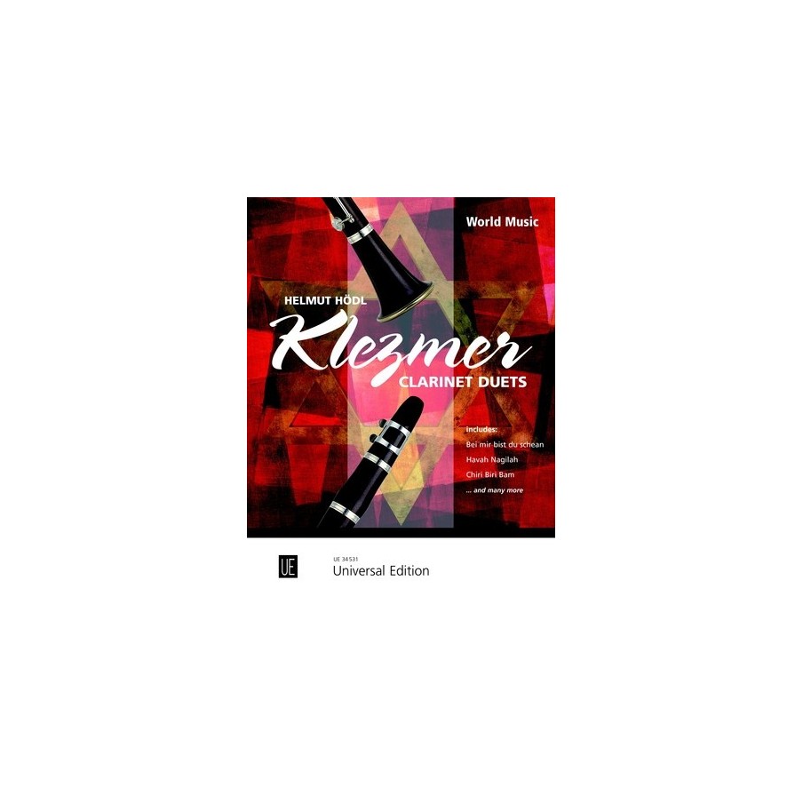 97900080809759790008080975803452064558UE_34531 Klezmer Clarinet Duets