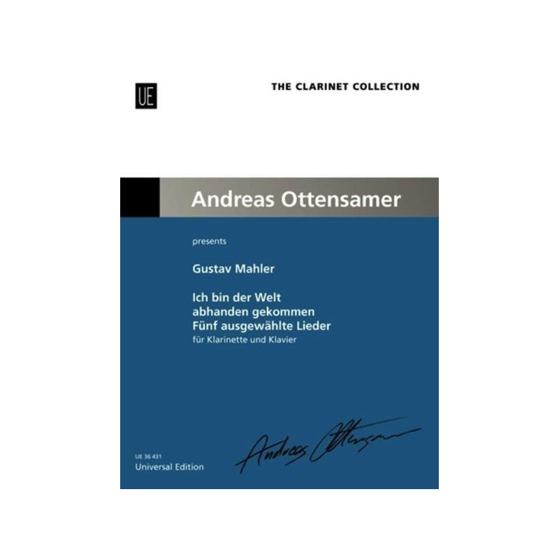 97900080862439790008086243803452070054UE_36431 Ich bin der Welt abhanden gekommen - Five Selected Songs