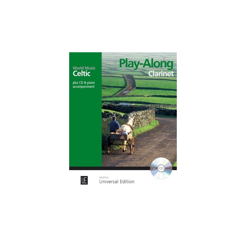 97900080887119790008088711803452072546UE_37212 Celtic – Play Along Clarinet