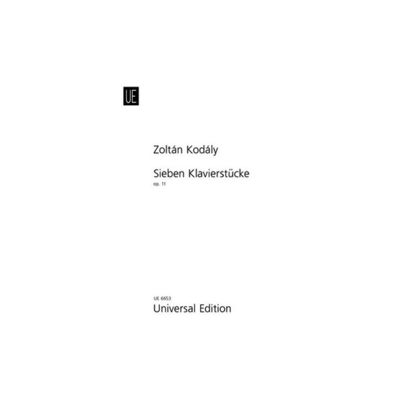 97900080023669790008002366803452022411UE_6653 7 Piano Pieces op. 11
