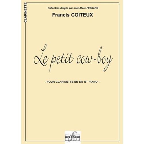 9790232101583DLT1594 Le petit cow-boy pour clarinette et piano