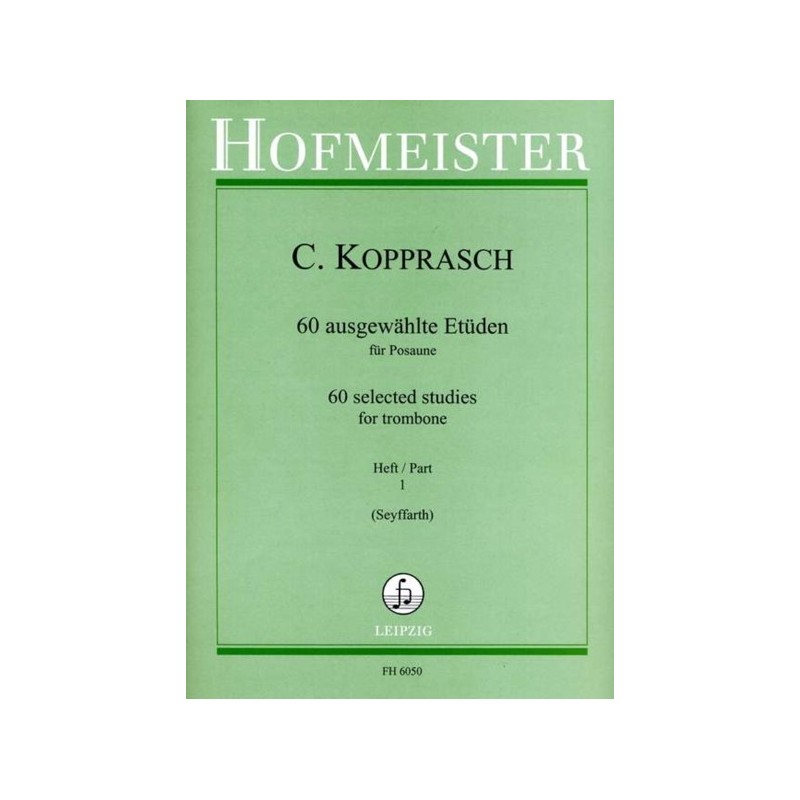 9790203460503FH_6050 60 ausgewählte Etüden für Posaune