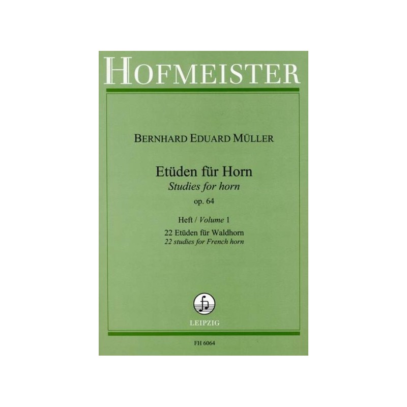 9790203460640FH_6064 Etüden für Horn op. 64