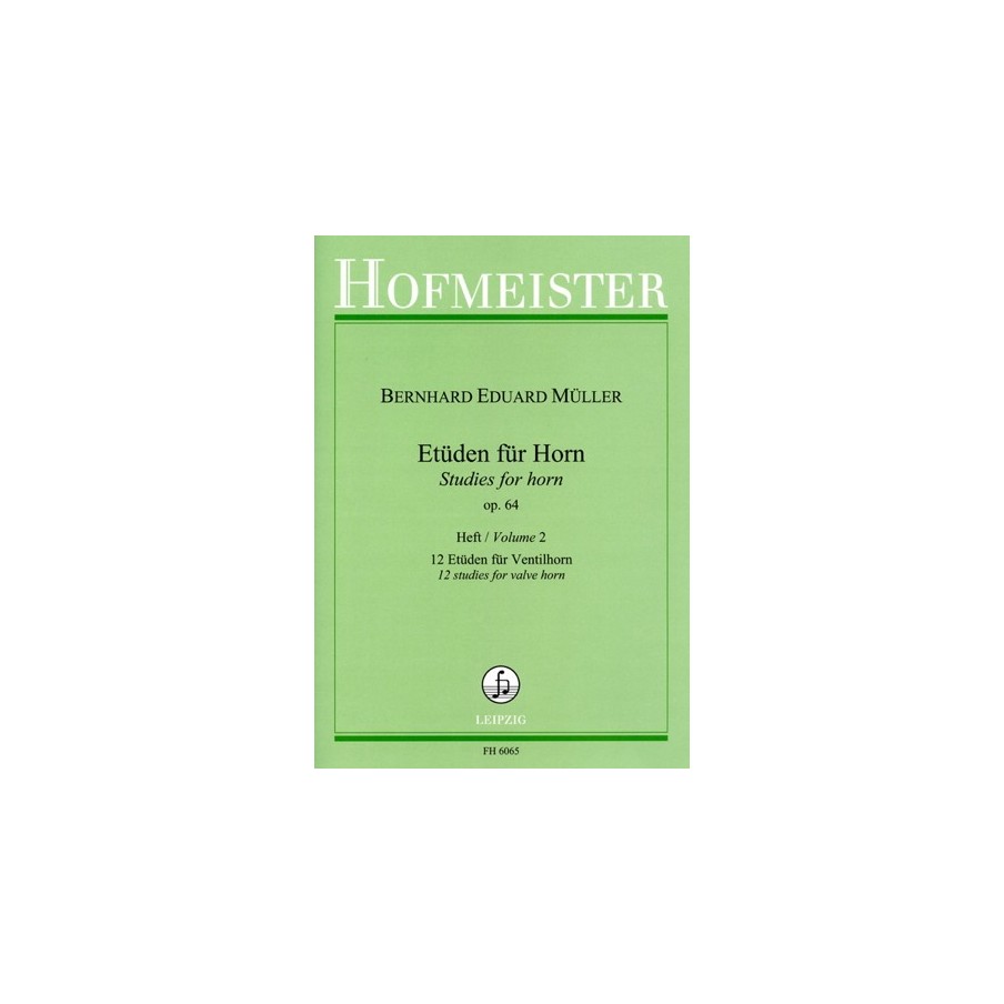 9790203460657FH_6065 Studies for Horn op. 64