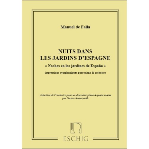 9790045007829ME_00069000 Nuits Dans Les Jardins D'Espagne