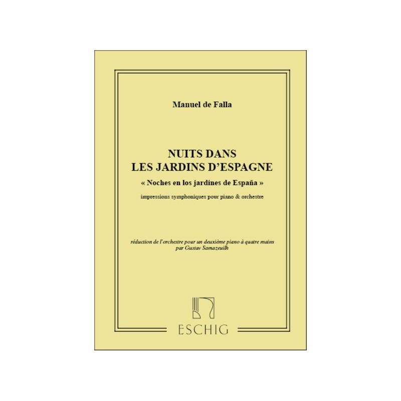 9790045007829ME_00069000 Nuits Dans Les Jardins D'Espagne