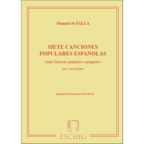 9790045007850ME_00070200 7 Canciones Populares Espanolas