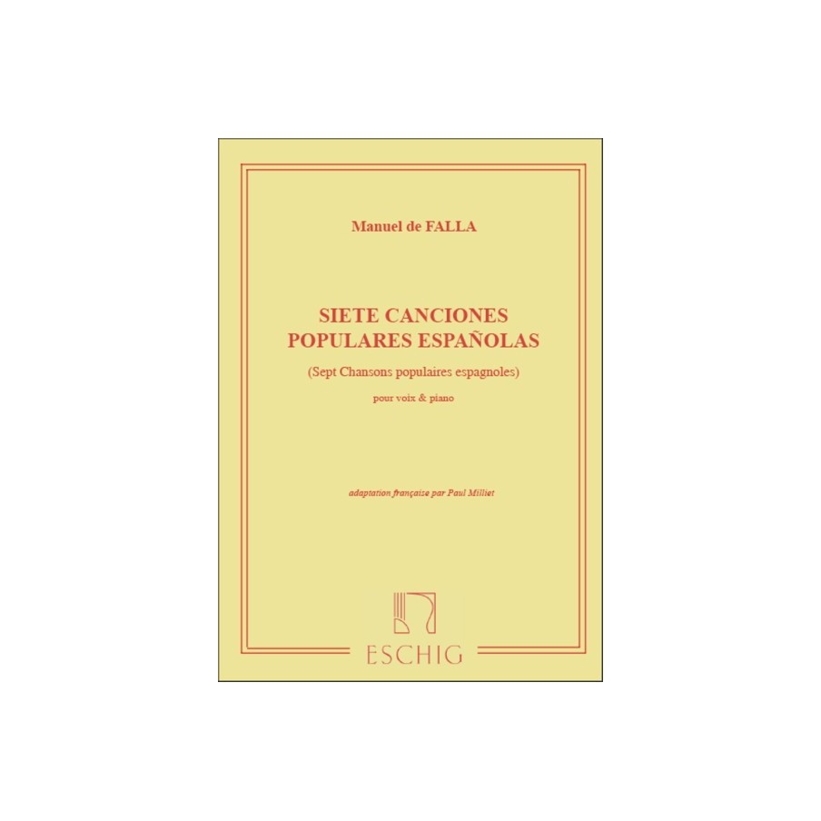 9790045007850ME_00070200 7 Canciones Populares Espanolas