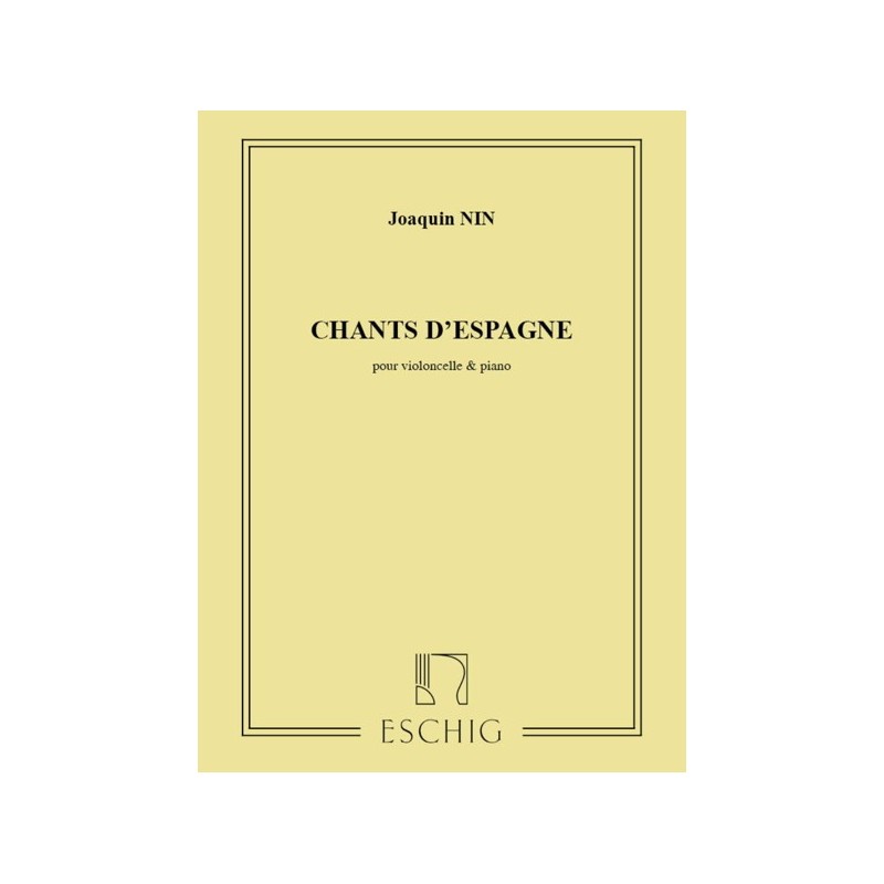 9790045012632ME_00215200 Chants D'Espagne Vlc-Piano