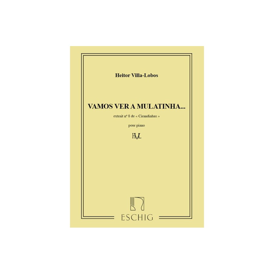 9790045014773ME_00286100 Villa-Lobos Cirandinhas N 8 Piano (Vamos Ver A