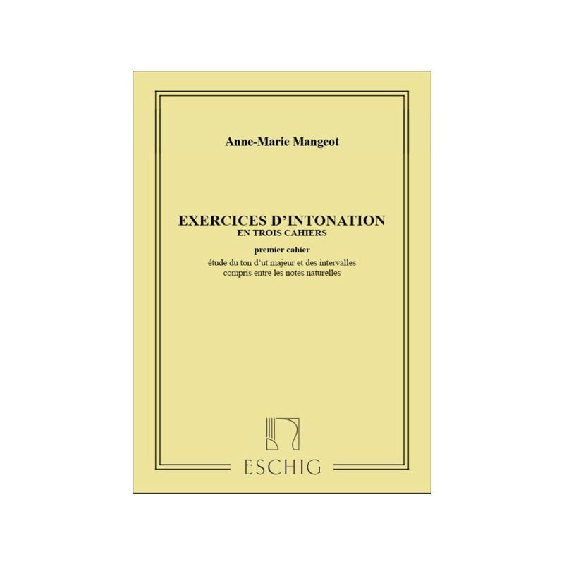 9790045023614ME_00618400 Exercices D'Intonation Vol 1