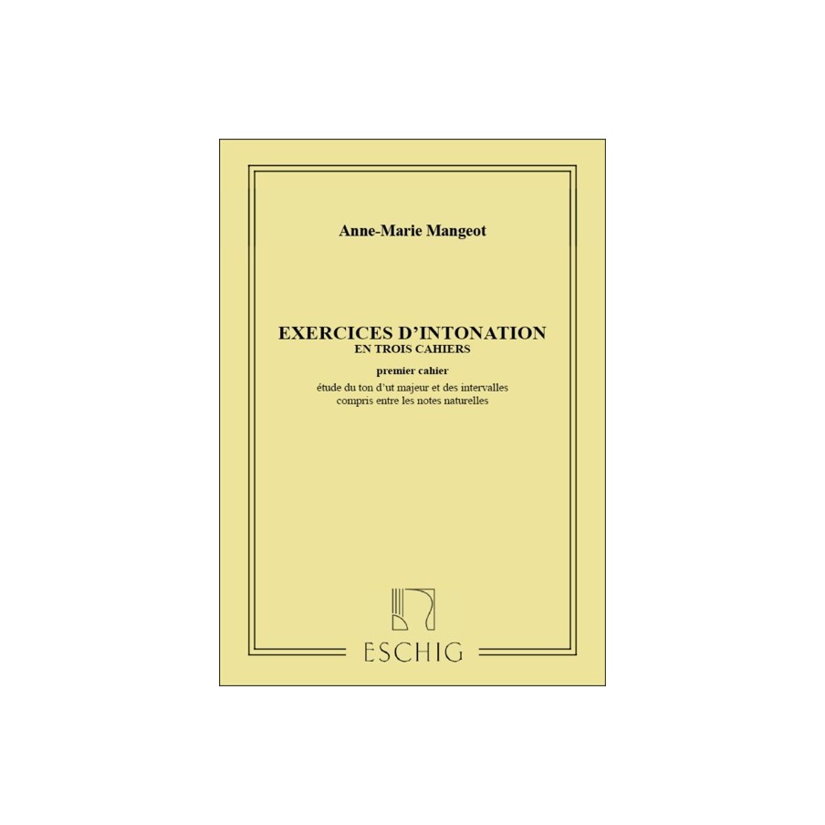 9790045023614ME_00618400 Exercices D'Intonation Vol 1