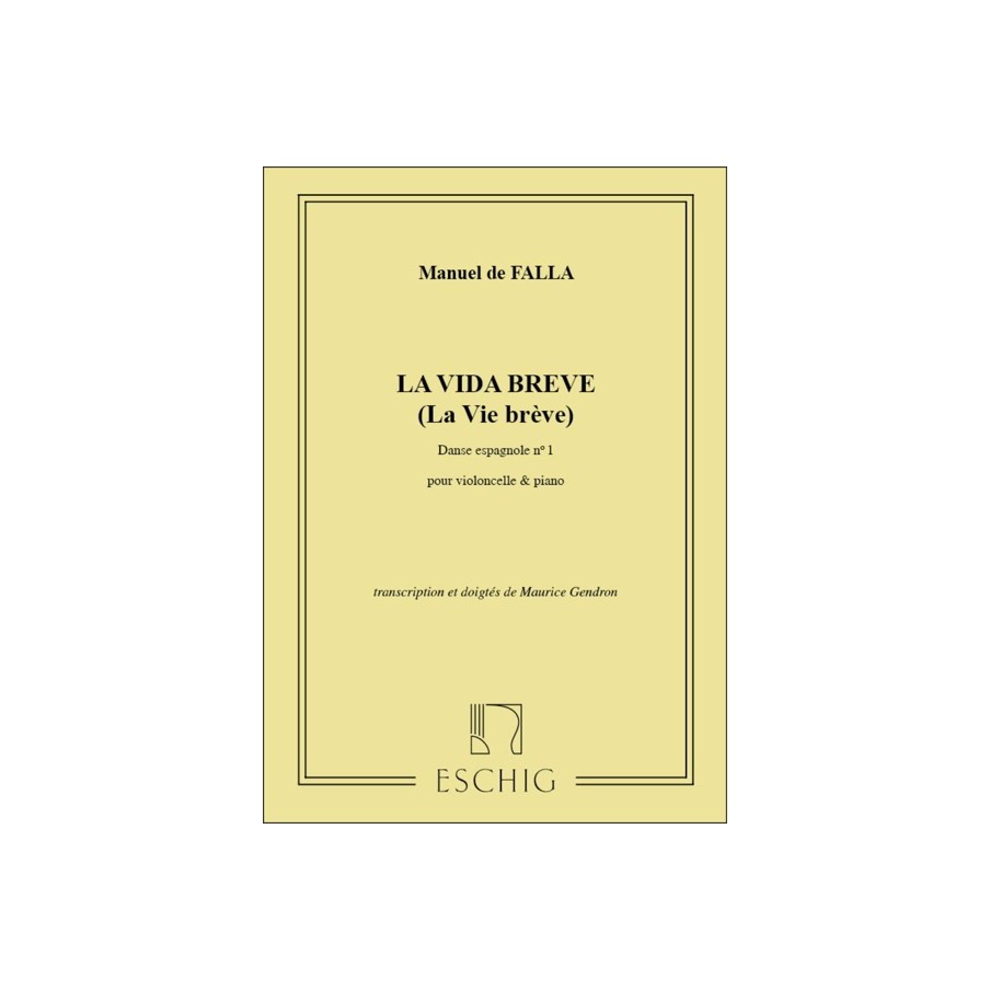9790045025311ME_00656500 La Vida Breve (Danse Espagnole No.1) (Gendron)