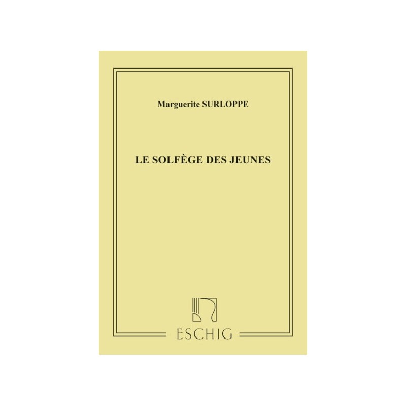 9790045025656ME_00660200 Solfege Des Jeunes