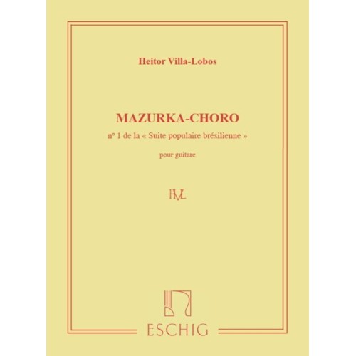9790045026776ME_00673700 Suite populaire brésilienne : No 1 Mazurka-Chôro