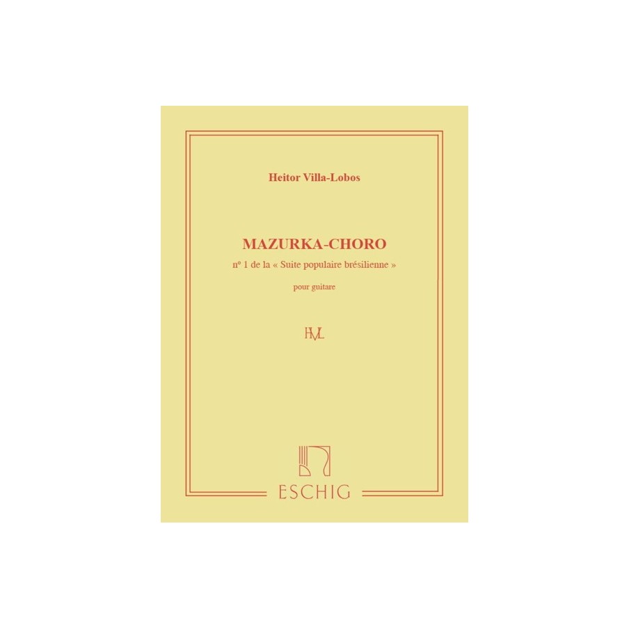 9790045026776ME_00673700 Suite populaire brésilienne : No 1 Mazurka-Chôro