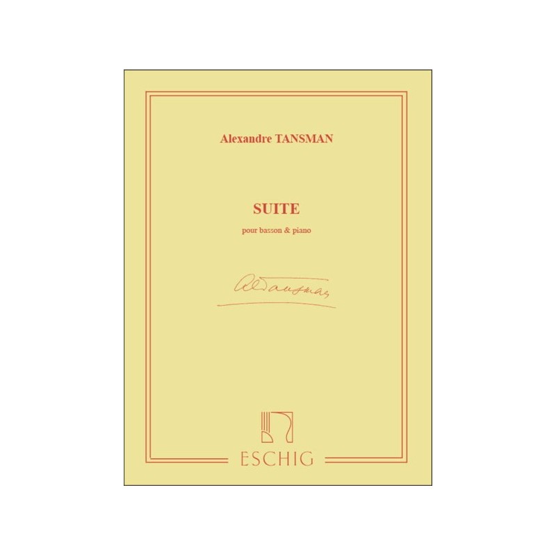 9790045029098ME_00712300 Suite Pour Basson Et Piano