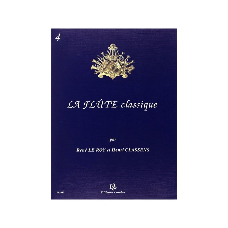 9790230329576COM2957 La Flûte classique Vol.4