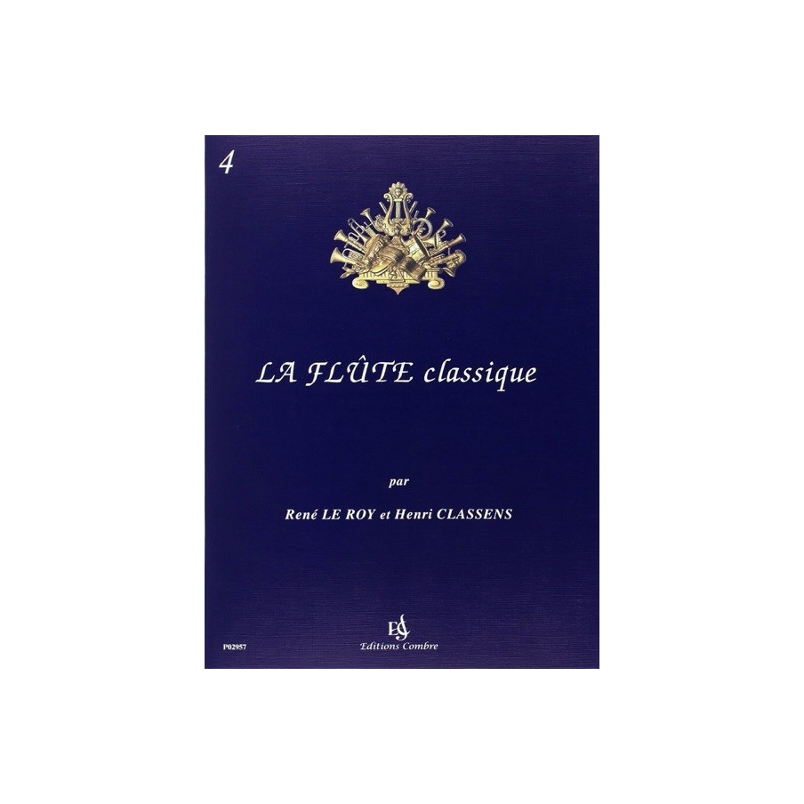 9790230329576COM2957 La Flûte classique Vol.4